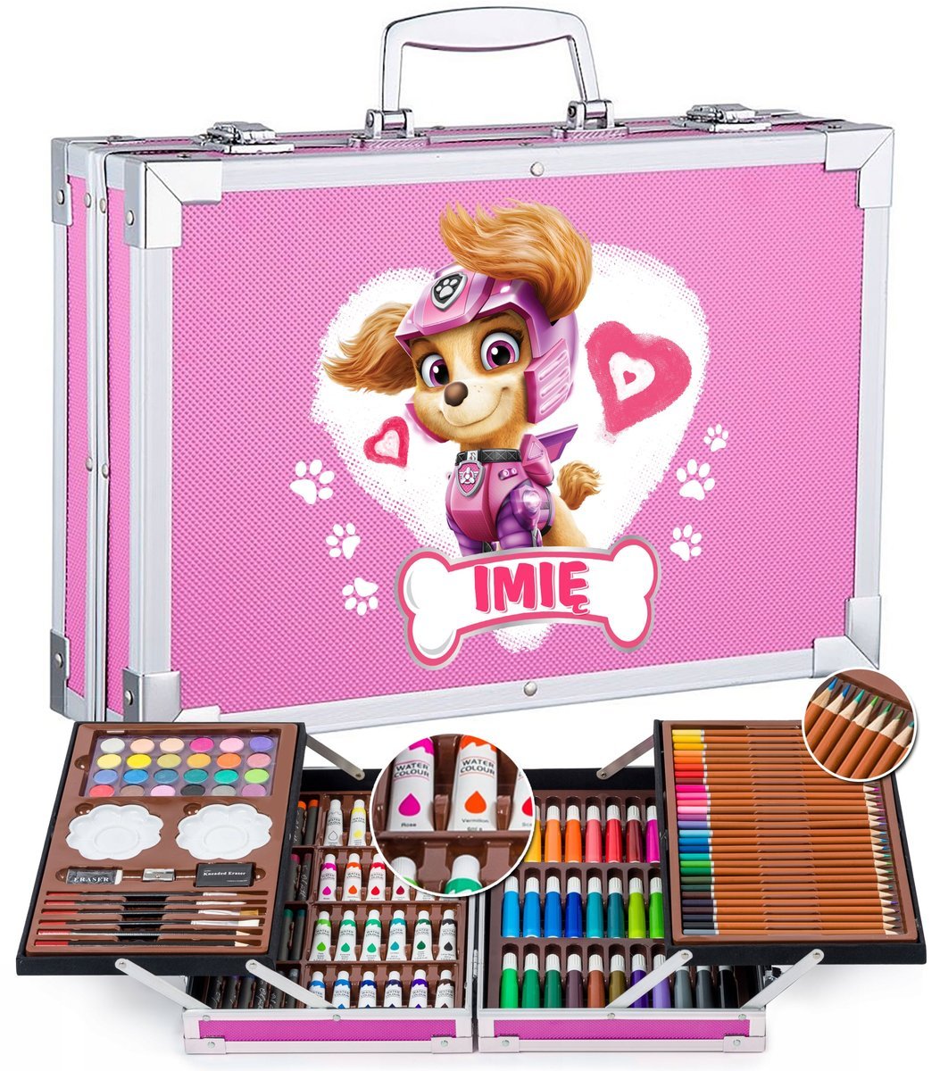 ZESTAW ARTYSTYCZNY DO MALOWANIA PSI PATROL SKYE CHASE PREZENT MIKOŁAJ