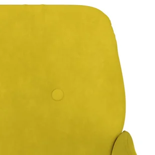 Lumarko Ławka, żółty, 108x79x79 cm, tapicerowana aksamitem - Ławki do przedpokoju - miniaturka - grafika 7