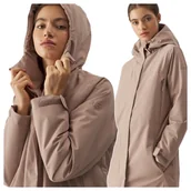 Kurtki damskie - Damska kurtka parka 4F NeoDry 8000/500 4FWAW24TTJAF560-82S Brązowy L - miniaturka - grafika 1