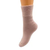 Skarpetki damskie - Skarpetki termiczne alpaka grube różowe 35-38 - miniaturka - grafika 1