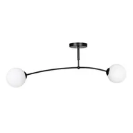 Lampy sufitowe - Emibig Pregos lampa sufitowa 2-punktowa czarna 670/2 670/2 - miniaturka - grafika 1