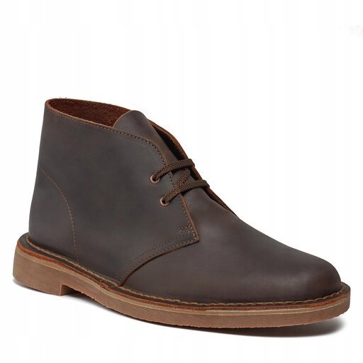 CLARKS MĘSKIE BUTY TRZEWIKI SKÓRZANE BRĄZOWE 46 2JIB