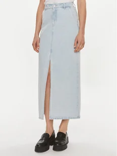Vila Spódnica jeansowa Kira 14096846 Błękitny Regular Fit - Spódnice - miniaturka - grafika 1