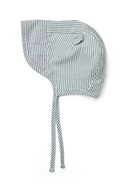 Czapeczki dla niemowląt - Liewood czapka bawełniana niemowlęca Rae Baby Stripe Sun Hat With Ears kolor niebieski z cienkiej dzianiny bawełniana - miniaturka - grafika 1