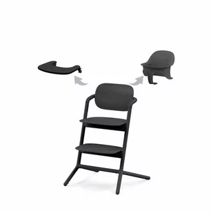 CYBEX Krzesełko LEMO 3-in 1 Set BT Stunning Black - black - Krzesełka do karmienia - miniaturka - grafika 1