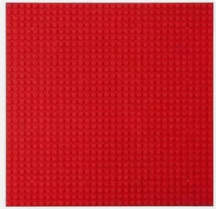 Płyta bazowa Klocki konstrukcyjne 32x32 czerwona pasuje do innych - Klocki - miniaturka - grafika 1