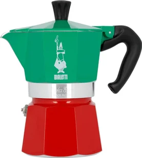 Bialetti Moka Express Italia 3tz czerwono-zielona - Zaparzacze i kawiarki - miniaturka - grafika 1