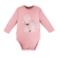 Body dla niemowląt - EWA 728128 MELLOW Body dł. róż 80 - miniaturka - grafika 1