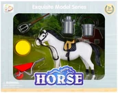 Figurki dla dzieci - Mega Creative, Konik z akcesoriami, Stajnia, 482406 - miniaturka - grafika 1