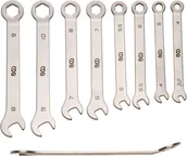 Klucze i nasadki - BGS komplet kluczy pierścieniowych szczękowych, wersja mini, 4  10 MM, 8-częściowy, 1 sztuki, 8646 - miniaturka - grafika 1