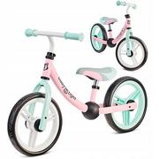 Rowerki biegowe - Kinderkraft Baby Tiger Rowerek biegowy Flow Pink mint - miniaturka - grafika 1