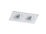 Lampy sufitowe - Azzardo Oczko stropowe Caro 2 S AZ2436 podwójna oprawa w kolorze białym AZ2436 - miniaturka - grafika 1