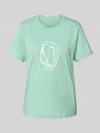 Koszulki i topy damskie - T-shirt o kroju regular fit z czystej bawełny - miniaturka - grafika 1
