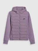 Kurtki damskie - 4F Kurtka z wypełnieniem syntetycznym damska - fioletowa XXL - miniaturka - grafika 1