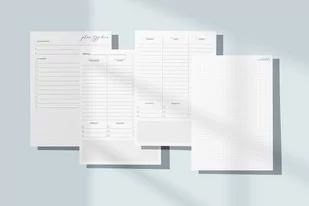 Wkład Do Organizera – Harmonogram Tygodniowy! - Kalendarze - miniaturka - grafika 1