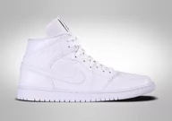 Koszykówka - NIKE AIR JORDAN 1 RETRO MID WMNS WHITE SNAKESKIN - miniaturka - grafika 1