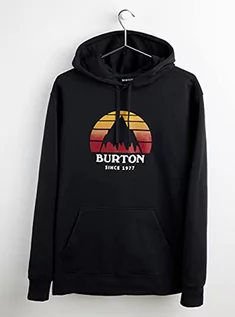 Bluzy męskie - Burton Męska bluza z kapturem Underhill czarny czarny (True Black) 46 19681104001 - grafika 1