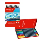 Kredki, ołówki, pastele i pisaki - Flamastry Caran D'ache Fibralo Brush, 10 sztuk - miniaturka - grafika 1