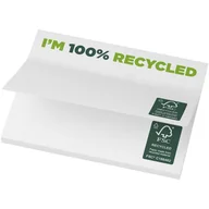 Gadżety do biura - Karteczki samoprzylepne z recyklingu o wymiarach 100 x 75 mm Sticky-Mate® - miniaturka - grafika 1