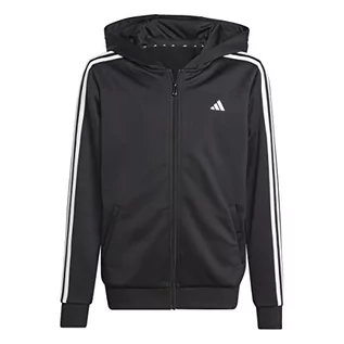 Bluzy dla dziewczynek - adidas U TR-es 3s Fzhd Bluza Dzieci - grafika 1