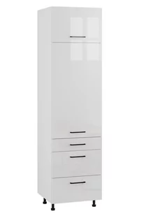 Siena Słupek Wysoki Ds3-60-220 Hk-Xs_Blum Biały Połysk - Meble kuchenne - miniaturka - grafika 1