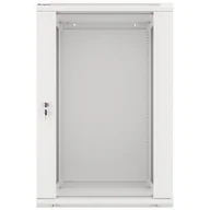 Szafy rack - Lanberg Szafa 19" 18U, 600x600, szara FLAT PACK WF01-6618-10S - miniaturka - grafika 1