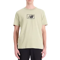 Koszulki męskie - Koszulka New Balance MT33512FUG - zielona - miniaturka - grafika 1