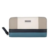 Portfele - TOM TAILOR Juna damski portfel z akcesoriami podróżnymi, niebieski, niebieski, l - miniaturka - grafika 1