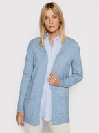 Swetry damskie - Only Kardigan Lesly 15174274 Niebieski Regular Fit - miniaturka - grafika 1