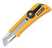 Nożyki biurowe - Olfa Nóż segmentowy z ostrzem 18mm, antypośliz L-2 - miniaturka - grafika 1