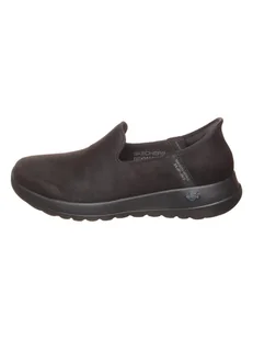 Skechers Slippersy "Go Walk Joy - Arya" w kolorze czarnym - Kapcie damskie - miniaturka - grafika 1