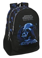 Plecaki szkolne i tornistry - STAR WARS Digital Escape plecak szkolny dla dzieci, idealny dla dzieci w różnym wieku, wygodny i wszechstronny, jakość i wytrzymałość, 32x16x44 cm, kolor czarny, czarny, Estándar, Casual - miniaturka - grafika 1