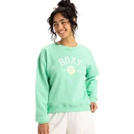 Bluzy damskie - Bluza z okrągłym dekoltem dla Kobiety PERFECT PLACE BRUSHED Zielony - miniaturka - grafika 1