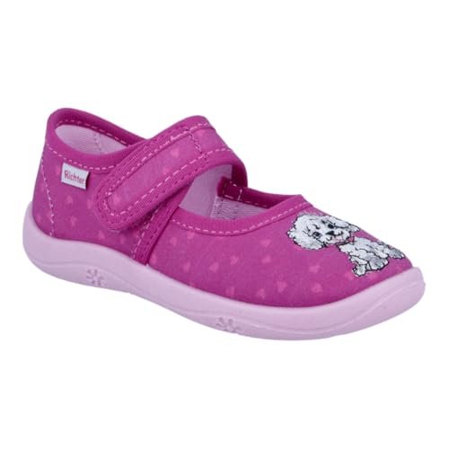Richter Buty dziecięce Mia Kapcie, Berry (Pr.cuoreSt.Pud, 33 EU, Berry Pr Cuorest Pud, 33 EU