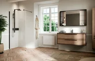 Ścianki i drzwi prysznicowe - Novellini Kali Ścianka prysznicowa Walk-in szkło przezroczyste profile czarne + 117-120x200 cm + środek czyszczący GRATIS KALIH120-1H - odbiór osobisty: Kraków, Warszawa, 29-Innych-Miast - miniaturka - grafika 1