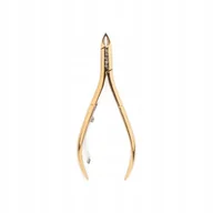 Akcesoria do paznokci - ABA Group Cążki Do Skórek Złote - ostrze 4 mm - miniaturka - grafika 1