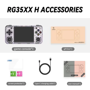 ANBERNIC RG35XX H Game Console 64GB 128GB 10000  Games - Purple - Konsole i gry retro - miniaturka - grafika 11