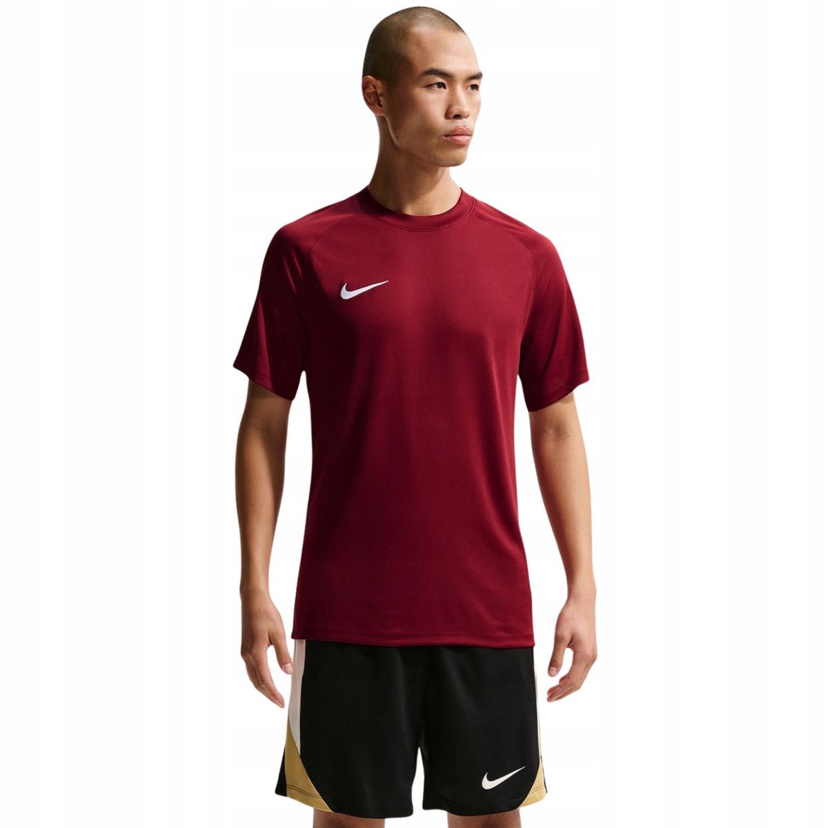 Koszulka męska Nike Park VIII Dri-Fit t-shirt sportowy bordowy r.S