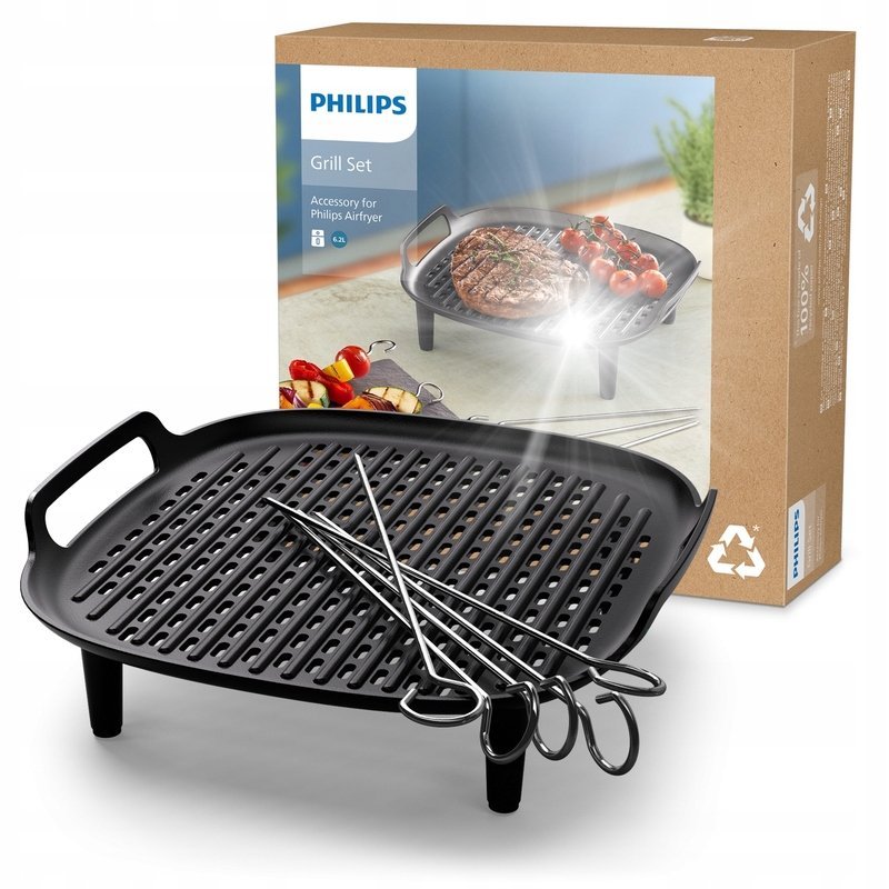 Zestaw do grillowania Philips do urządzania Airfryer HD9946/00 Ruszt Płyta