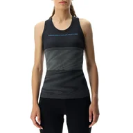 Koszulki sportowe damskie - Damski podkoszulek UYN  CROSSOVER OW SLEEVELESS black L - miniaturka - grafika 1