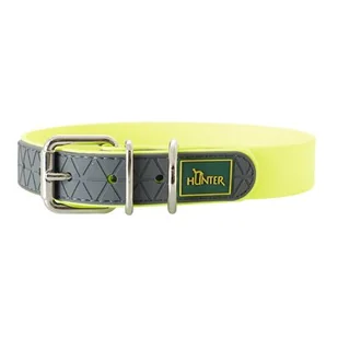 Hunter obroża dla psa convenience 40 cm w neonowym żółtym odcieniu 20 mm - Obroże dla psów - miniaturka - grafika 1