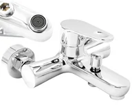 Baterie wannowe i prysznicowe - Bateria Wannowa Kran Do Łazienki Cobi Chrom - miniaturka - grafika 1