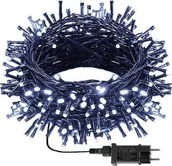 Oświetlenie świąteczne - Lampki choinkowe Springos Lampki choinkowe 500 led zimny biały+ zimny biały flash 27,5 m oświetlenie świąteczne IP44 UNIWERSALNY - miniaturka - grafika 1