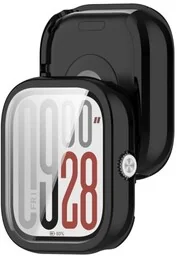 Bizon Etui z osłoną ekranu Case Watch Felipe do Xiaomi Redmi Watch 5, czarne - Akcesoria do smartwatchy - miniaturka - grafika 1