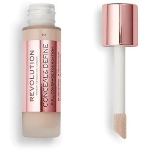 Revolution MAKE UP Makeup Conceal & Define Foundation Podkład kryjący F2 23ml SO_111490 - Podkłady do twarzy - miniaturka - grafika 1