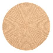 Obrusy i serwetki - Naturalna mata stołowa z domieszką bawełny Tiseco Home Studio, ø 38 cm - miniaturka - grafika 1