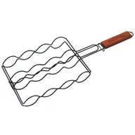 Akcesoria do grilla - BBQ Vaggan Kratka na grilla taca do grillowania mięsa warzyw ryb z rączką C80900560 - miniaturka - grafika 1