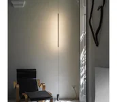 Lampy stojące - Ideal Lux - LED Lampa podłogowa FILO LED/15W/230V czarna - miniaturka - grafika 1