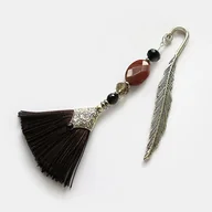 Zakładki do książek - Jaspis i czarny turmalin zakładka - miniaturka - grafika 1