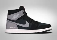 Koszykówka - NIKE AIR JORDAN 1 RETRO HIGH ELEMENT GORE-TEX BLACK PARTICLE GREY - miniaturka - grafika 1